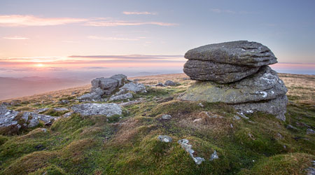 Sunrise from Rippon Tor